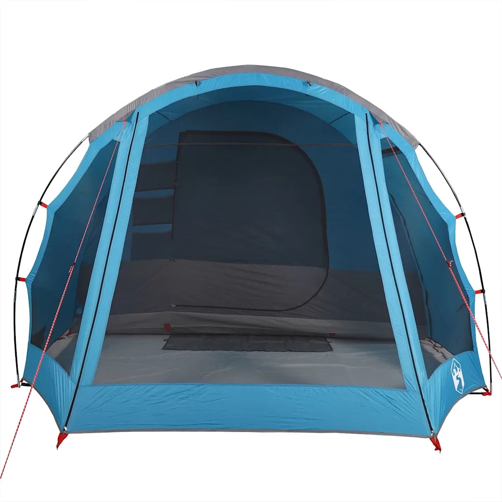 Tenda Familiare a Tunnel per 8 Persone-Tenda da campeggio Blu Impermeabile 231312