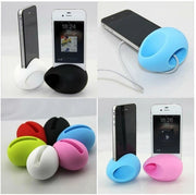 AMPLIFICATORE STEREO CASSA SPEAKER ALTOPARLANTE BASE SUPPORTO PER IPHONE 5 5G -