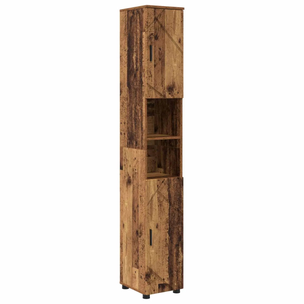 Mobile da Bagno con porta Legno vecchio 30 x 35 x 192 cm 883342