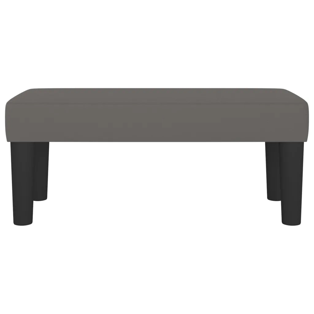 Panca Grigia 70x30x30 cm in Similpelle CFW5049251