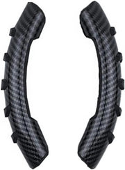 Stiratura per Auto - Antiscivolo - Universale - Fibra di Carbonio - Protezione - Adatto per 15 Pollici di Sterzo