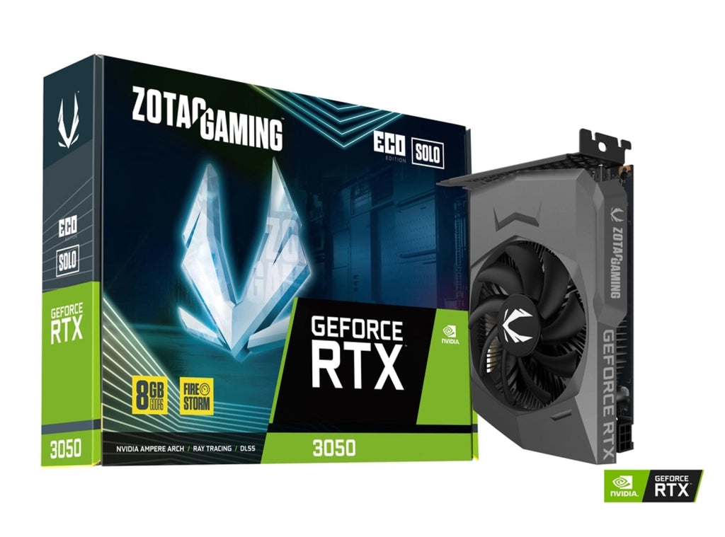 Scheda Video 8Gb Zotac Gaming Geforce Rtx 3050 ECO SOLO Gddr6 3 DP 1 HDMI - Ex Demo