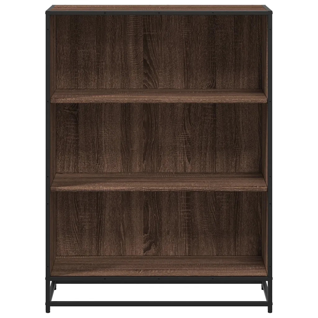 Libreria Rovere Marrone 80,5x35x107,5 cm in Legno Multistrato