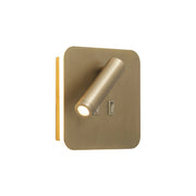 MY WAY - Applique LED 9W orientabile, luce 3000K, finitura Bronzo, design moderno in alluminio, ideale per lettura - Rossini Group