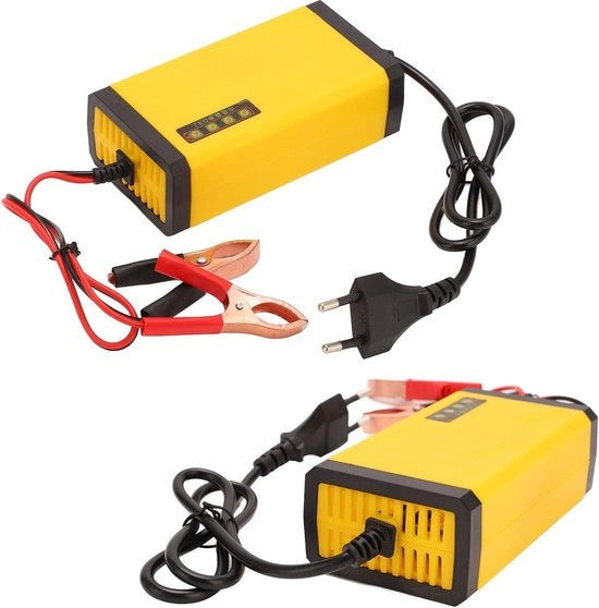 12V caricabatteria sottile con schermo LCD per auto motocicletta barca - caricabatteria per il mantenimento delle batterie con energia solare.
