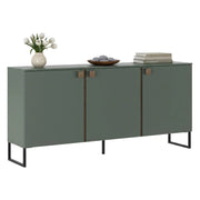 Madia Carvico, Credenza 3 Ripiani, 184x40x86h cm Verde
