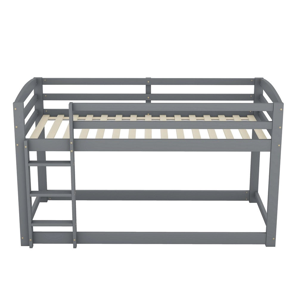 Letto a Castello per Bambini ¨C MINIMAL ¨C Pino Massello, Grigio, 90x200