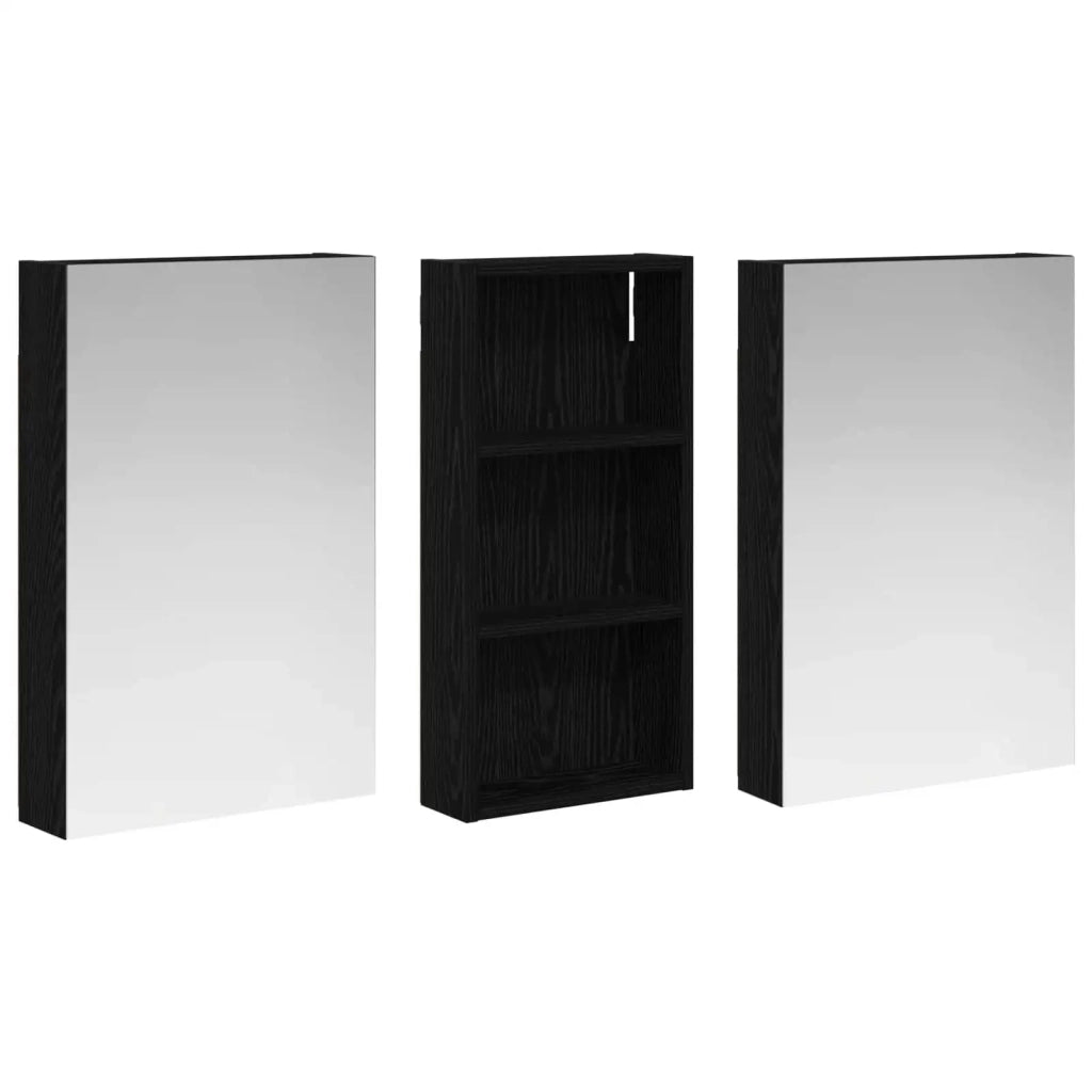 Set di Armadi da Bagno con porta 3 pcs 110 x 10,5 x 60,5 cm 3403713