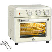 Mini Forno Ventilato 20 L 1400 W 7 in 1 con Temperatura 90-230°C; Timer 60 Min e Cestello