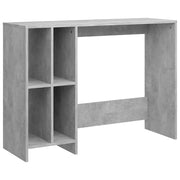Scrivania tavolo postazione di lavoro mobile per computer studio per computer portatile legno ingegnerizzato grigio 02_0023760
