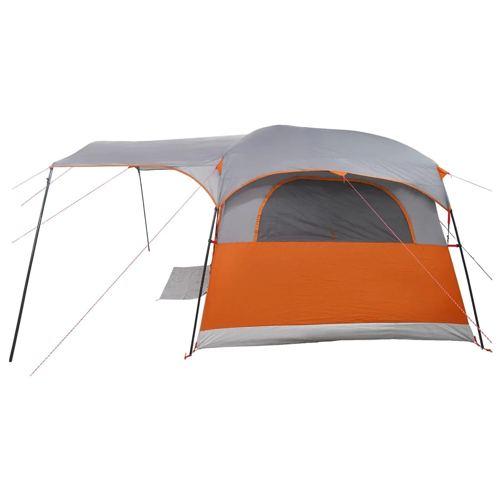 Tenda a tunnel con tetto Grigio e arancione 366 x 244 x 198 cm 42028667