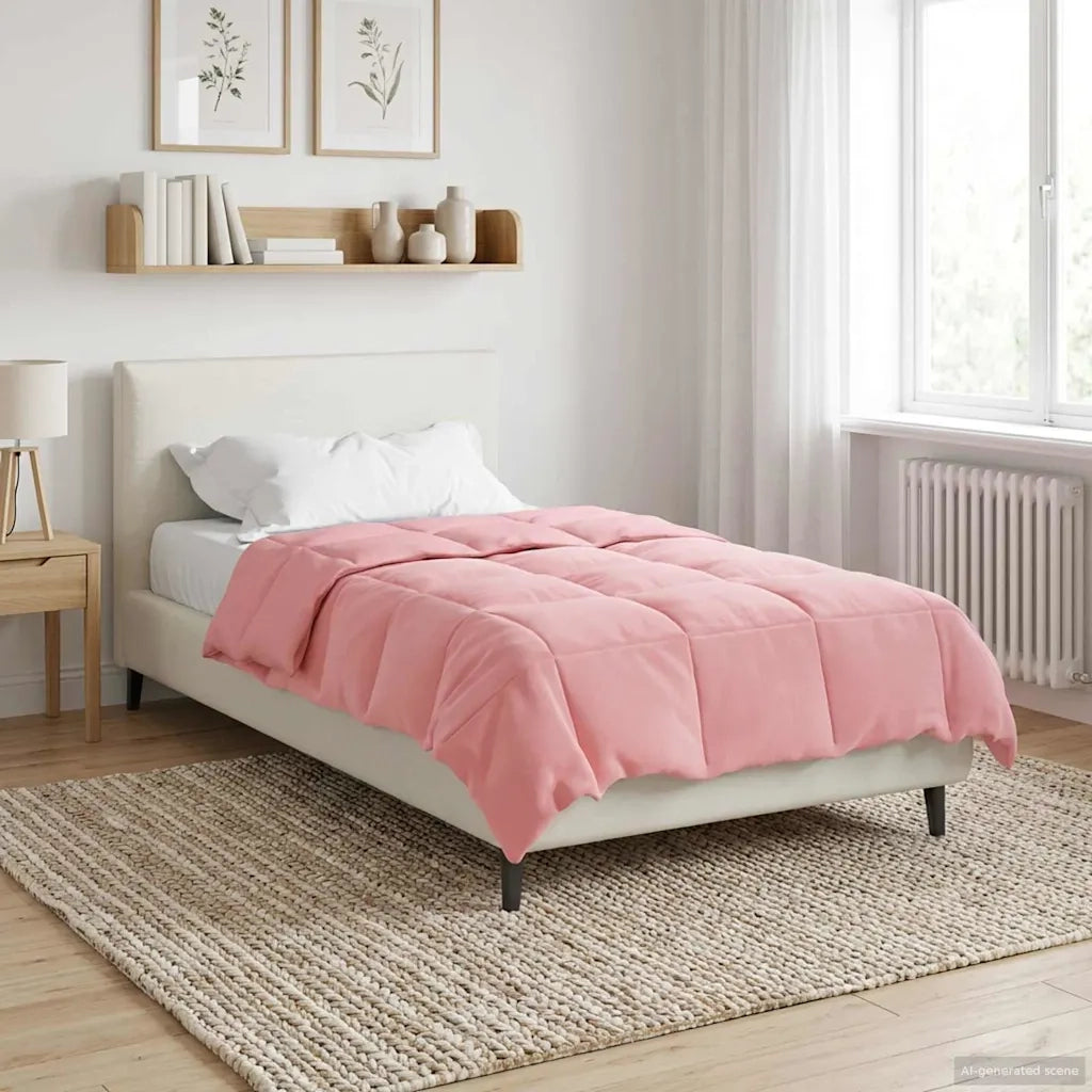 Piumone Completo Annuale Rosa 140 x 200 cm Microfibra