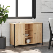 Credenza Rovere Sonoma 100x35x70 cm in Legno Multistratocod mxl 83405