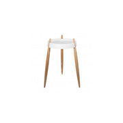 Zafferano Tavolino Liolà h67cm Bianco - Frassino naturale