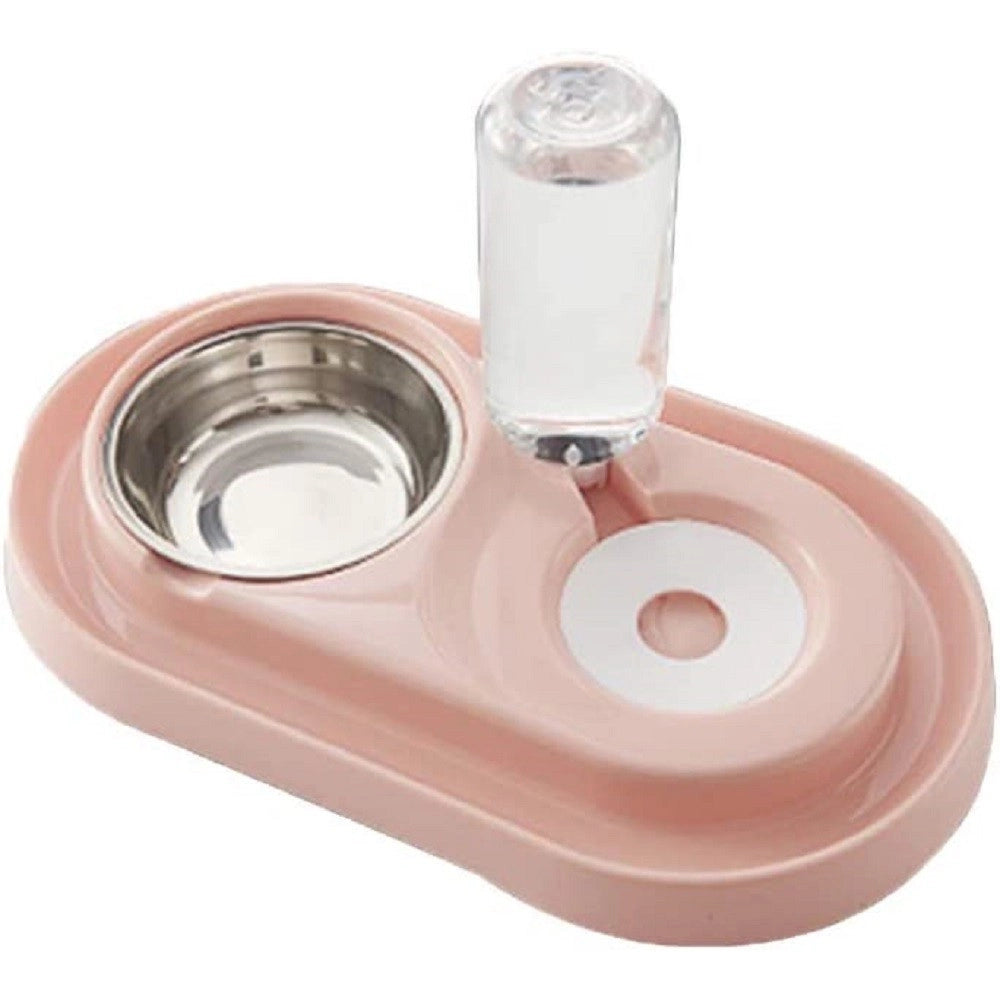 Trade Shop - Ciotola In Plastica Per Gatti Cani Piccoli Animali Domestici Per Alimenti Acqua -