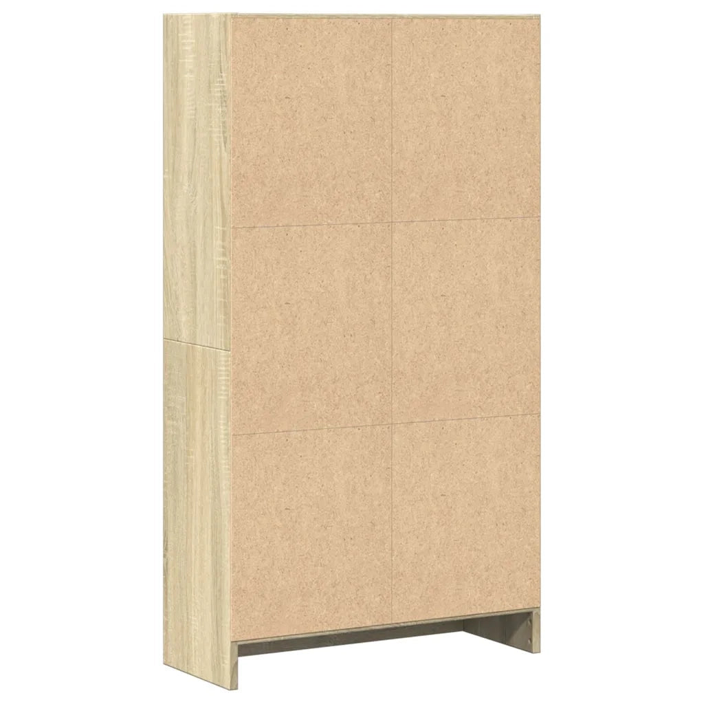 Libreria Rovere Sonoma 60x24x109 cm in Legno Multistrato 857805