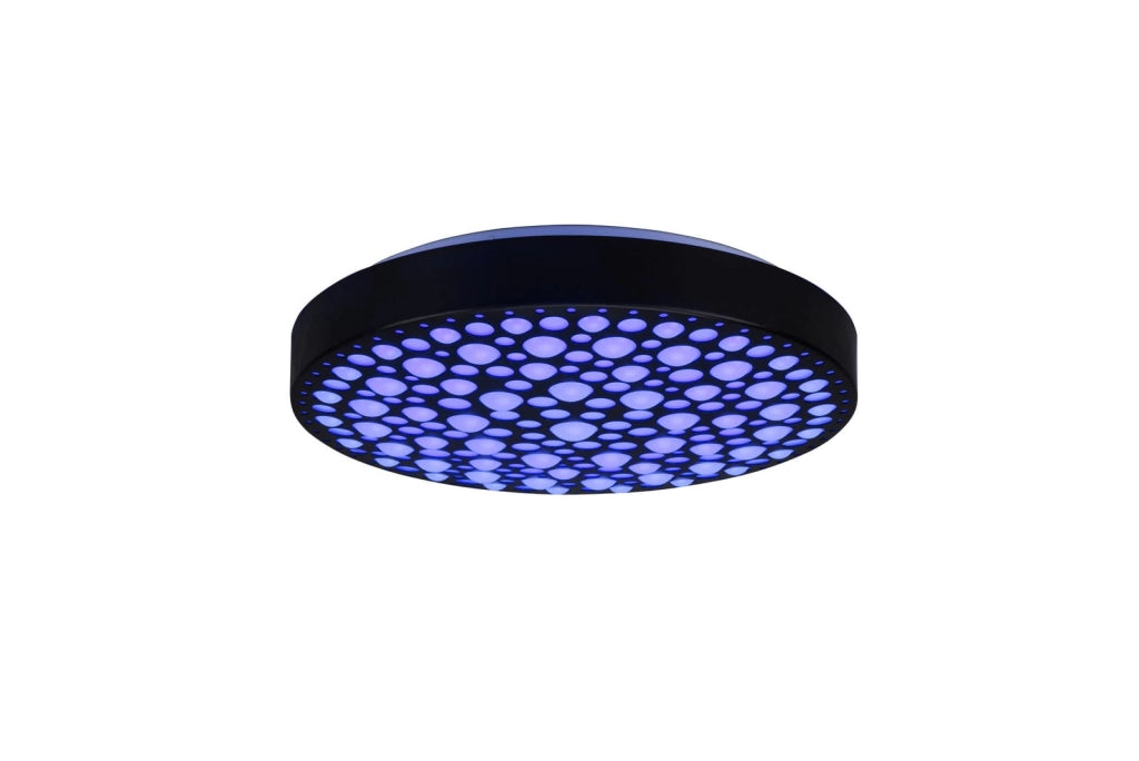Plafoniera LED CHIZU 22W CCT 2700-6000K nera 40,5cm RL