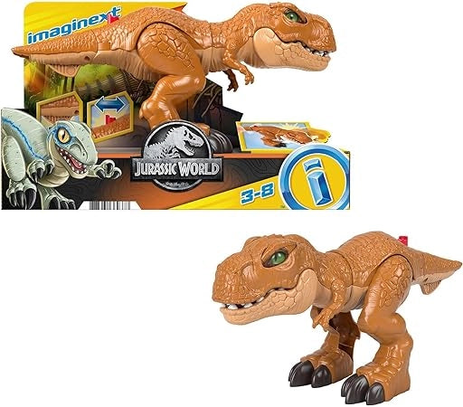 Fisher-Price, Imaginext-Imaginext Jurassic World Ferocissimo Dinosauro T-Rex, Giocattolo per Bambini 3+ Anni, HFC04