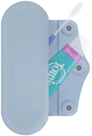 Tampone interdentale manuale con clip magnetico per protezione portatile