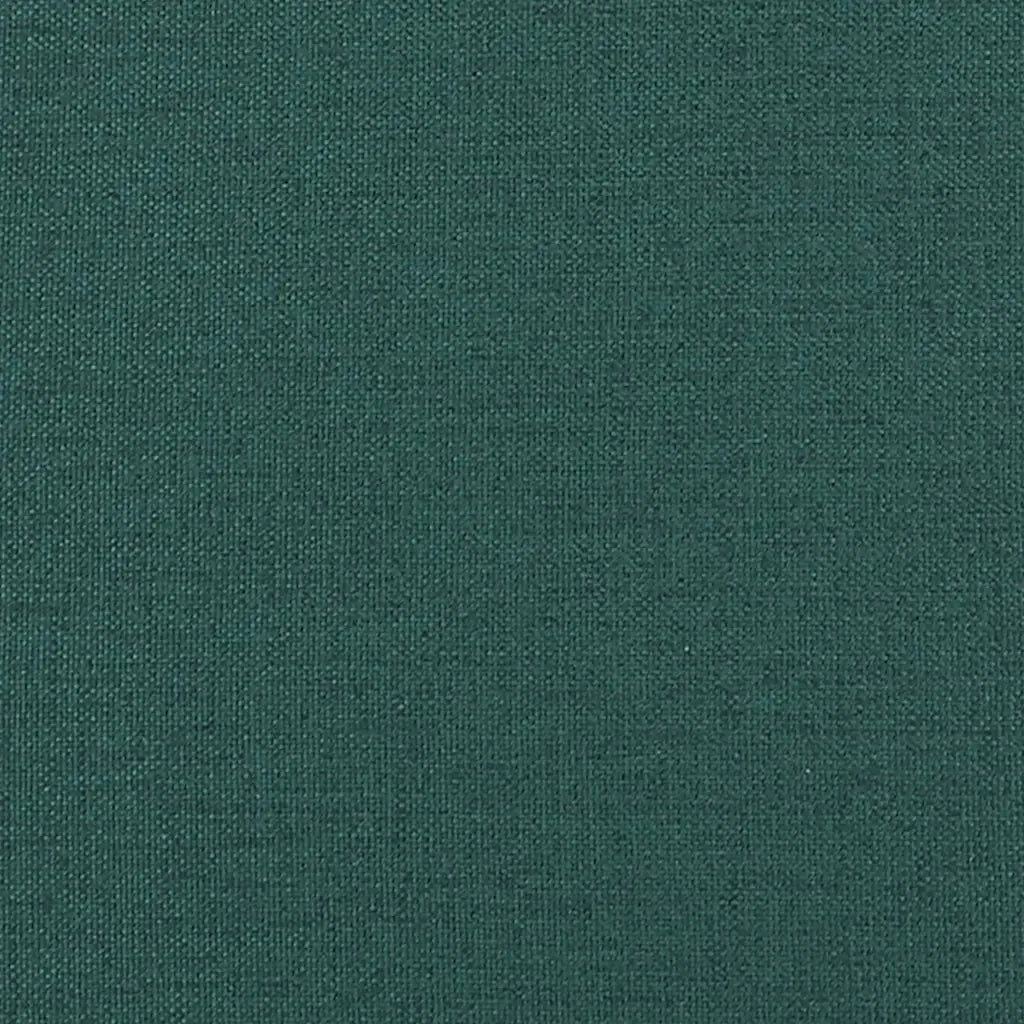 Panca con Schienale Verde Scuro 120x62x75,5 cm in Tessuto 372124