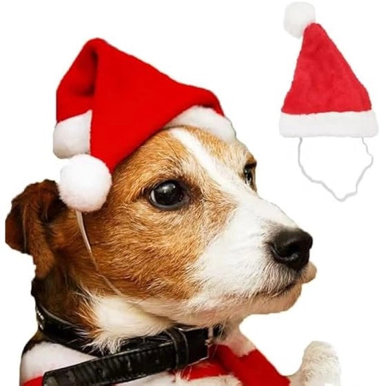 Abbigliamento per cani da Natale, cappello da Natale per gatti, cappello da Natale per cuccioli, abbigliamento da Natale, accessori decorativi da Natale