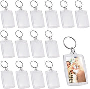 Serrature 25 pezzi - Maniglie in Acrilato Translucido - Maniglione Serrature Rimovibile - Cadeaux Personalizzati con Foto - Leggero - Materiale di Alta Qualità - Anello per Serrature