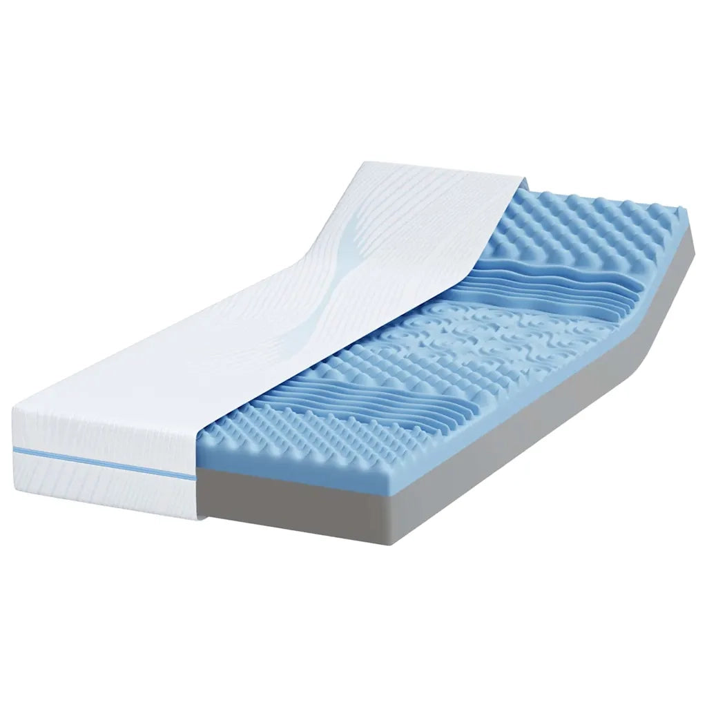 vidaXL Materasso Bianco 80 x 160 cm Schiuma