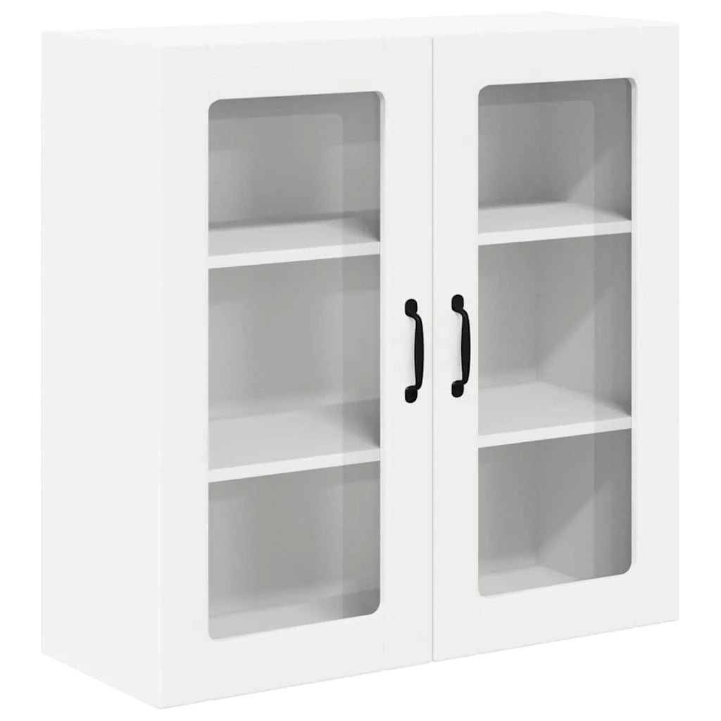 Mobile da cucina rettangolare moderno stile minimalista 80 x 31 x 80 cm legno ingegnerizzato bianco 02_0054082