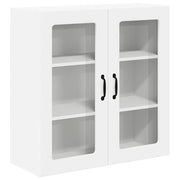 Mobile da cucina rettangolare moderno stile minimalista 80 x 31 x 80 cm legno ingegnerizzato bianco 02_0054082