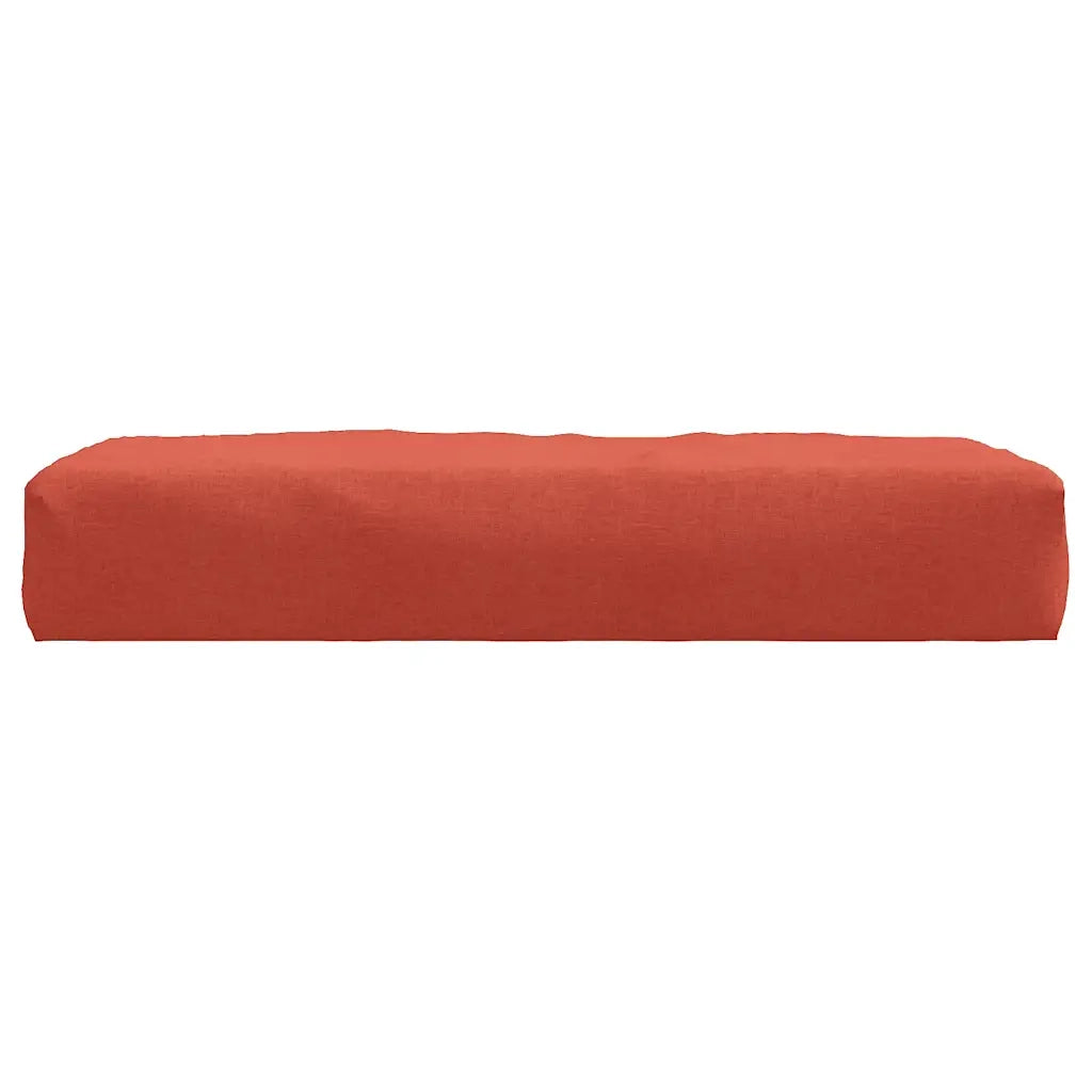 Cuscino per Pallet Rosso MÃ©lange 60x60x9,5 cm in Tessuto