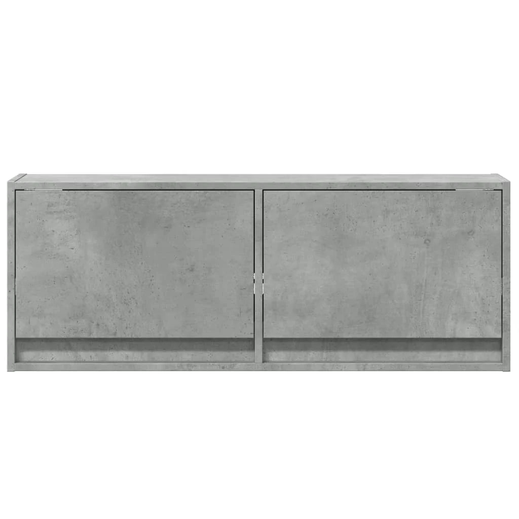 Mobile TV multimediale scaffale TV credenza mobile TV sala da pranzo soggiorno camera da letto mobile da parete con luci LED 100 x 31 x 35 cm grigio 02_0027841