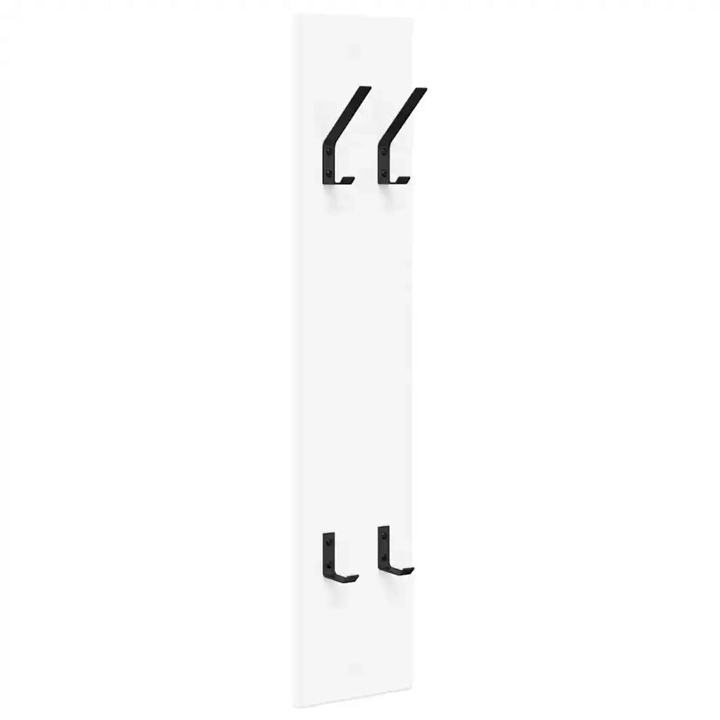 Appendiabiti a muro A parete Bianco 20 x 1,5 x 100 cm 874459