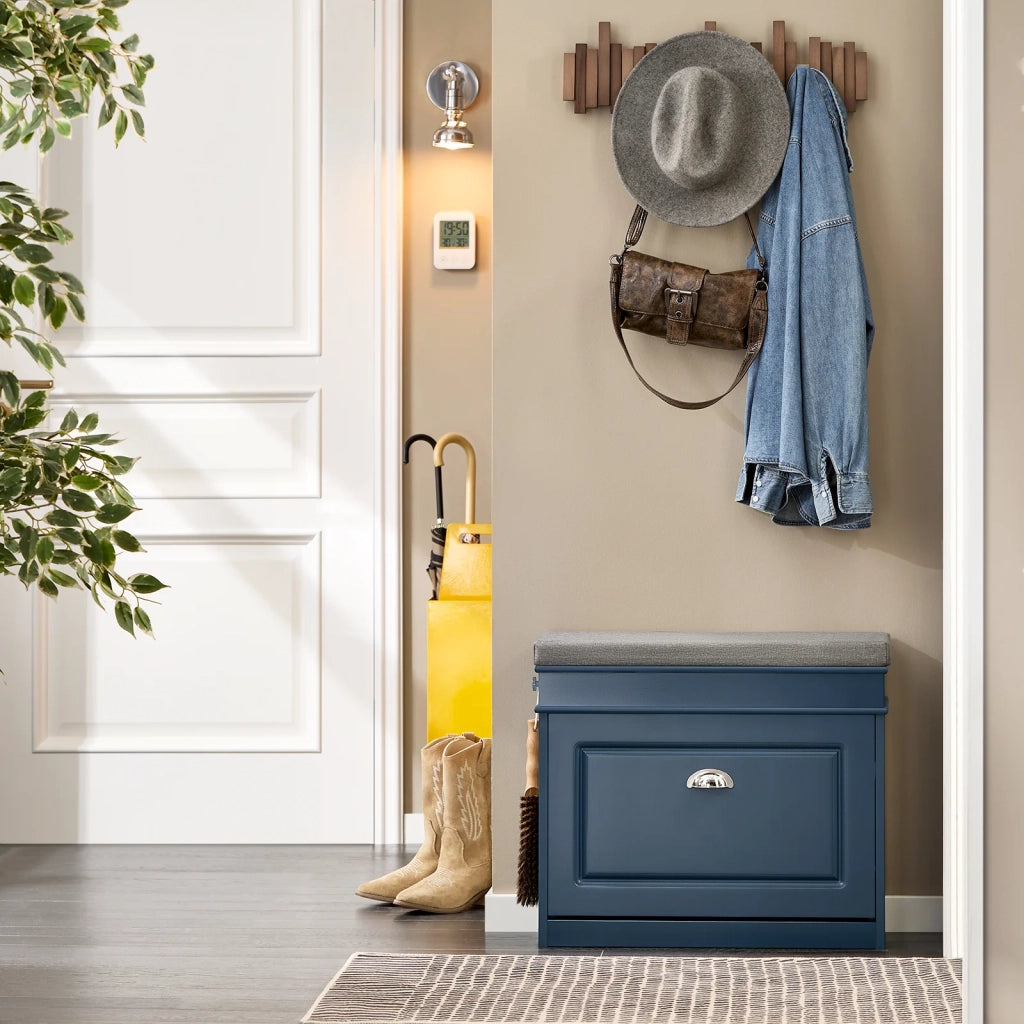 Scarpiera salvaspazio Slim, portascarpe salvaspazio Regolabili blu L60*P24*A52 cm FSR82-K-B