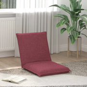 Sedia da Pavimento Rosso Vino 54 x 64 x 59 cm Tessuto 42028107