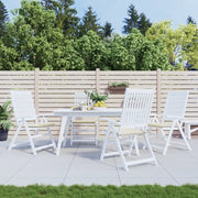 Cuscini per Sedia 4 pz Crema 40x40x4 cm in Tessuto Oxford