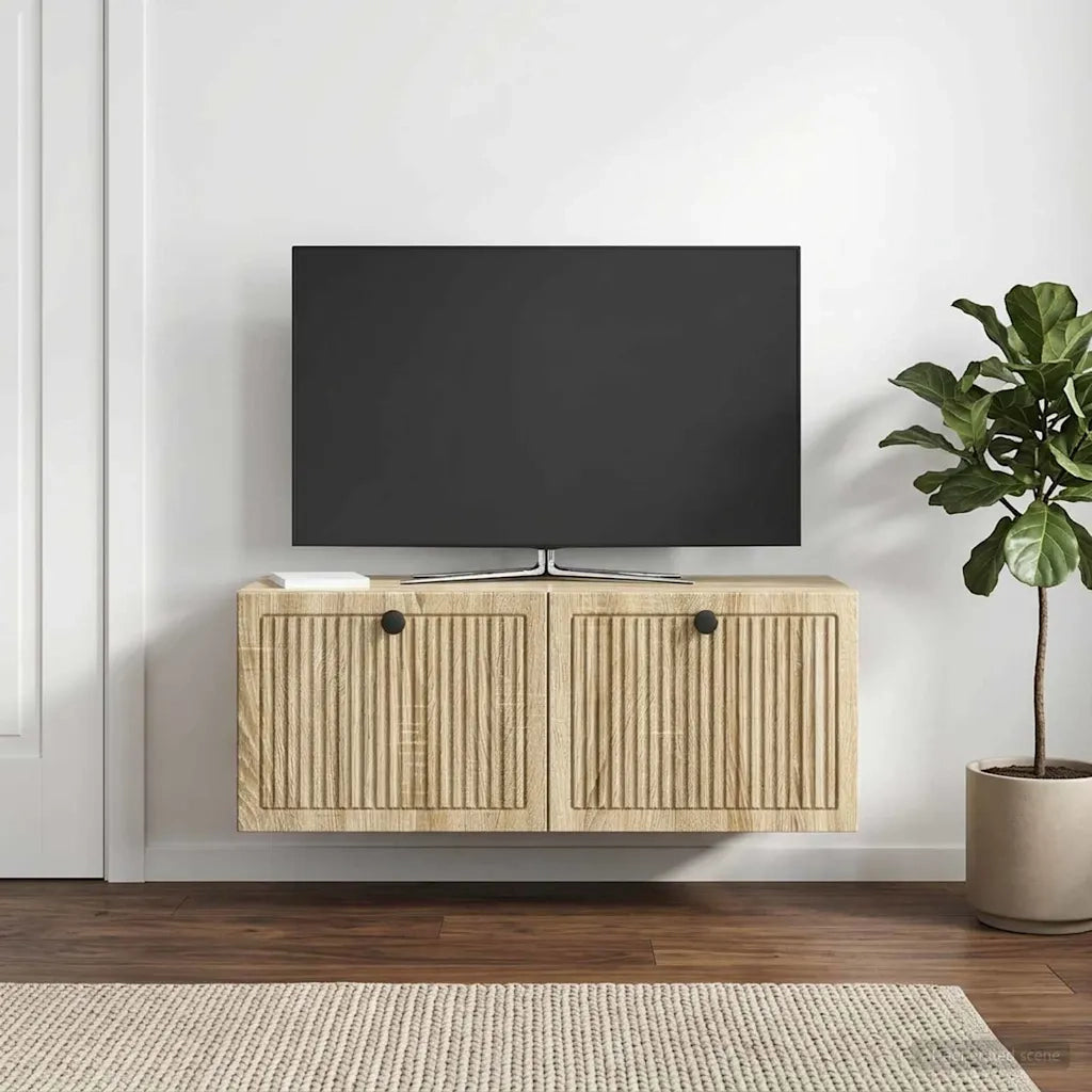 Mobile Porta TV da Muro Rovere Sonoma 78,5 x 31 x 30 cm 898037