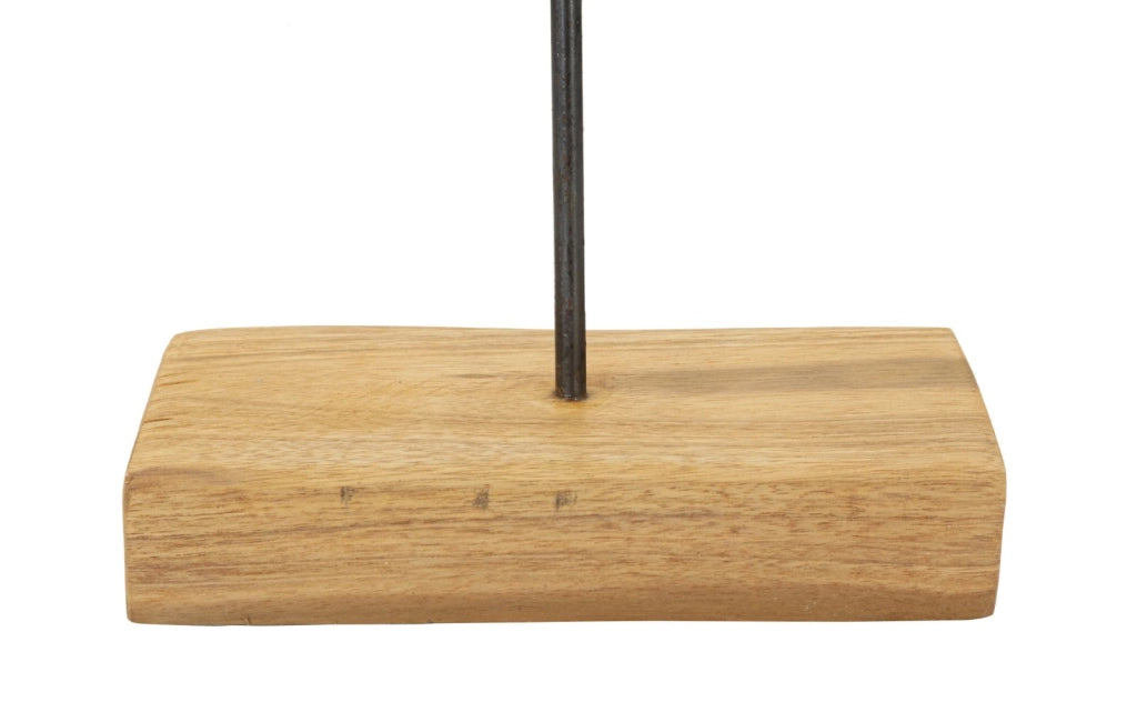 SCULTURA DORAT IN TEAK RICICLATO CM 35X10X58 (PEZZI UNICI - NON RIP. IN SERIE)