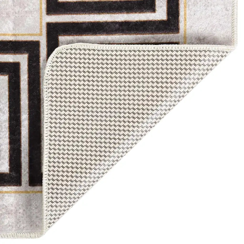 Tappeto Lavabile 80x300 cm Beige Chiaro 337947