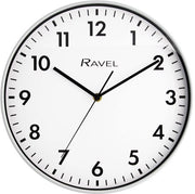 Cronografo Moderno 30cm per Ufficio e Cucina - Orologio Analogo in Quarzo - RWC.30.4 - Bianco
