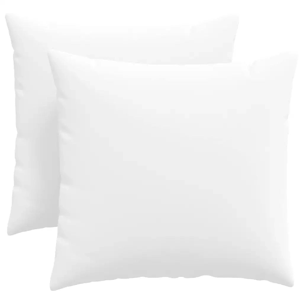 Cuscini da Divano 2 pcs Bianco 45 x 45 cm Tessuto