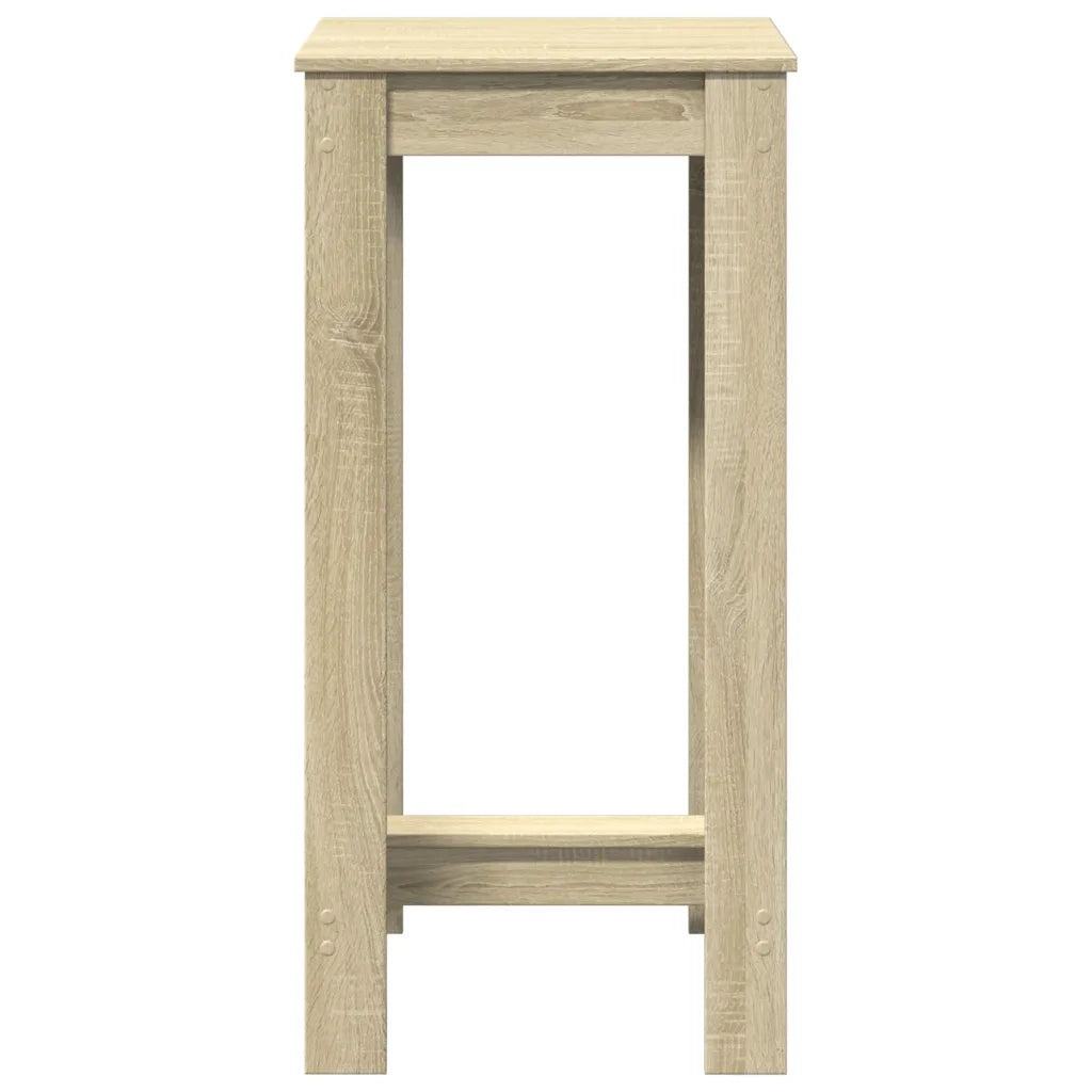 Tavolo da Bar Rovere Sonoma 51x50x103,5 cm in Legno Multistrato