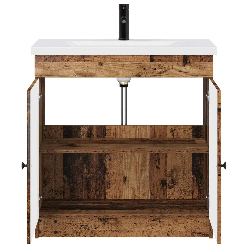 Set di mobili per il bagno Legno antico 56 x 37,5 x 81 cm 3404132