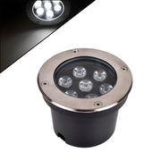 FARETTO LED SEGNAPASSO CALPESTABILE 7W DA INCASSO - LUCE FREDDA 6500K° IP65 PER ESTERNI E GIARDINI