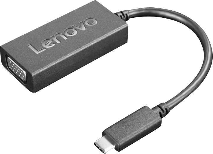 Lenovo 4X90M42956 cavo e adattatore video VGA (D-Sub) USB tipo-C Nero
