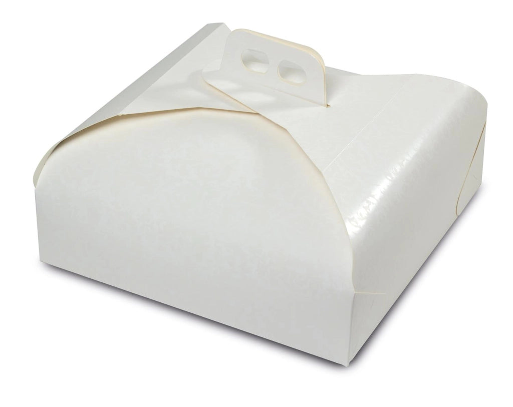 SCATOLA PORTA TORTE EASY BAKE BIANCA 29 X 29 CM