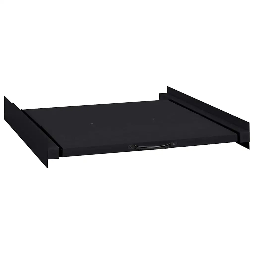 Mensola Intermedia per Lavatrice Nero 60 x 60 x 8 cm Acciaio