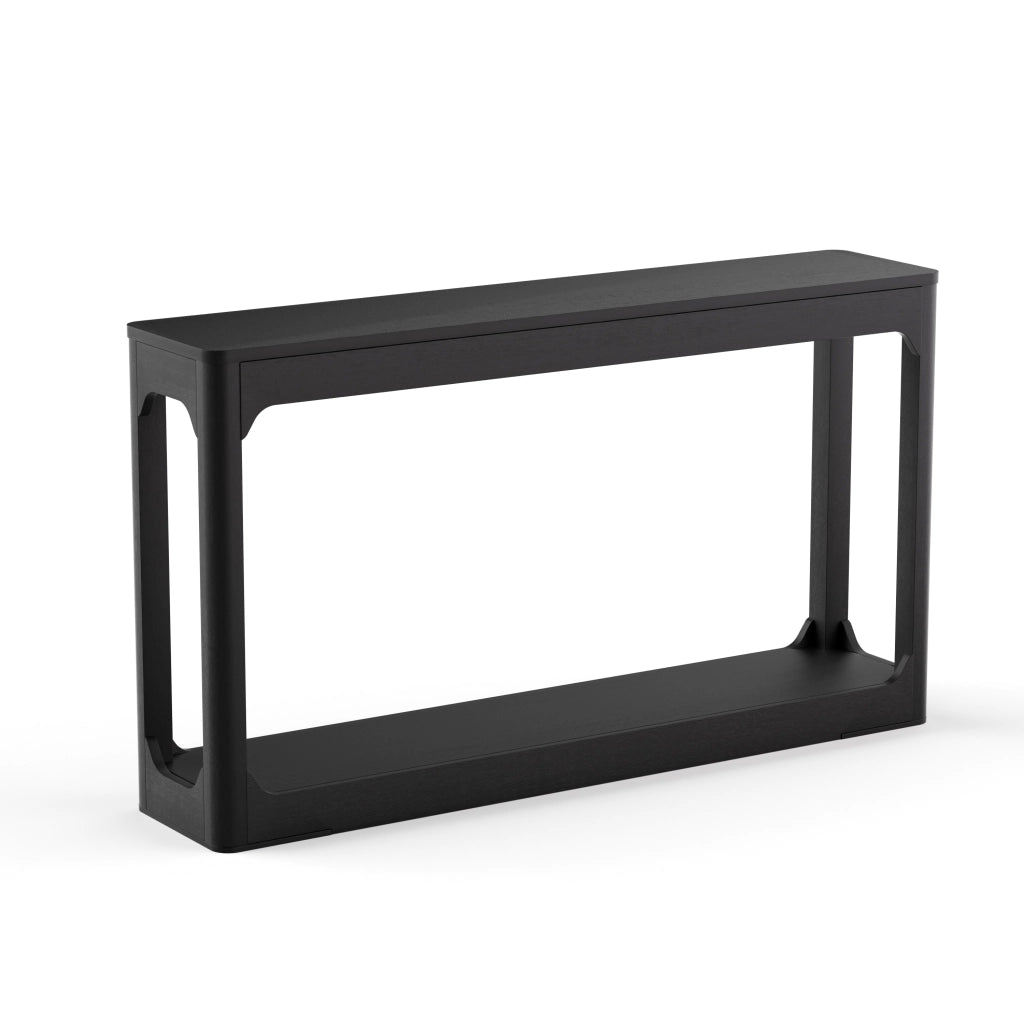 Consolle con ripiani aperti - per ingresso - in MDF - 145x37.5x14.5 cm - nero