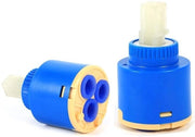 Caricatore ceramico 35 mm - Materiali di alta qualità - Filtro a tre strati - Adeguatezza di chiusura ottimale - Nessuna fuoriuscita d'acqua - Adatto per rubinetti da cucina, lavandino e doccia - Parte di rubinetto