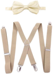 Cinturone universale a clip metallica - Adattabile - Elastico - Per uomo e donna - Vari colori, beige - Confezioni speciali