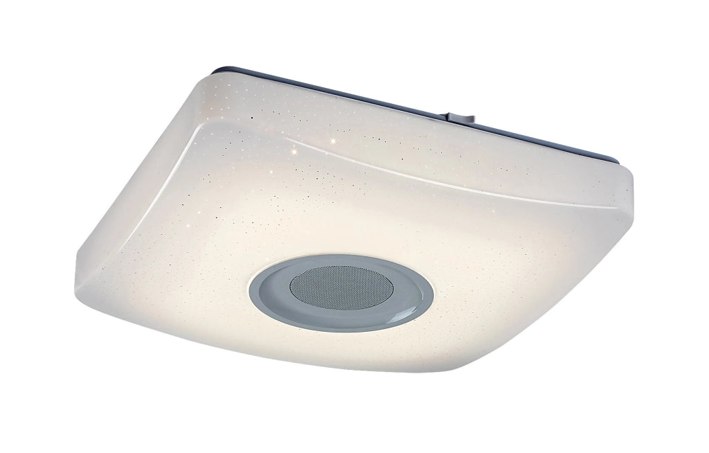 Plafoniera LED RGB Bluetooth 18W 36,5cm bianca Rabalux
